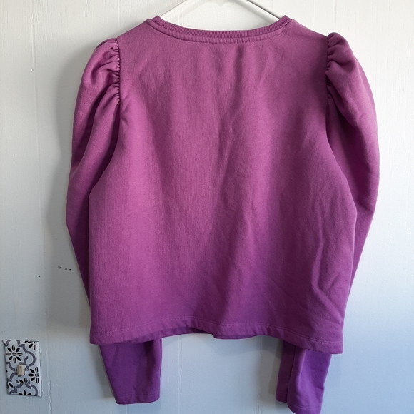 ZARA Sweatshirts Woman's Purple - Picture 2 of 4